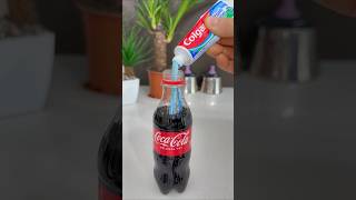 Cola ile Diş macununu karıştırın olanları tahmin etmeniz münkün değil shorts tips cleaning [upl. by Beattie97]