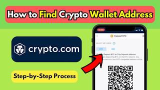 Find Cryptocom Wallet Address  Get Wallet Address cryptocom Bitcoin Wallet Deposit Cryptocurrency [upl. by Atnamas]