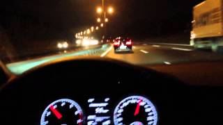 Golf 7 14 TSi ACT Highline Highway Night Drive with System [upl. by Ilysa]