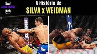 A História de Anderson Silva x Chris Weidman [upl. by Fernandez]