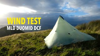 WILD CAMPING in STRONG WINDS  TESTING the MLD DUOMID DCF [upl. by Karoly]