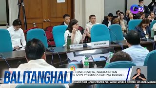 VP Sara Duterte at ilang kongresista nagkainitan sa pagdinig sa budget ng OVP  Balitanghali [upl. by Puglia884]