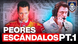 LAS TRAMPAS de SCHUMACHER y EL CHOQUE PLANEADO  GRANES POLÉMICAS de la F1  PARTE 1 [upl. by Liborio35]