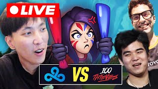 100T vs C9 LCS PLAYOFFS WATCH PARTY with Revenge and Spica [upl. by Eyde]