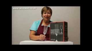 Riedel Vinum Champagne Glass  Flute Video  64168  Wineware [upl. by Elletsirhc]