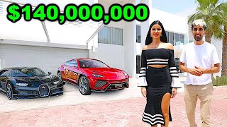 Meet BILLIONAIRE GIRLS of Dubai  140 million Mansion Tour [upl. by Eileek]