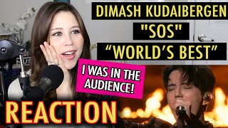 DIMASH KUDAIBERGEN quotSOSquot ON WORLDS BEST  REACTION From Someone Who Was In The Audience [upl. by Hesoj]