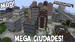 LAS MEGA CIUDADES Minecraft 1192 MOD THE LOST CITIES [upl. by Niuqauj989]