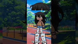 Aniyah “accidentally” hit someone⁉️  gacha comedyshorts  Audio Zira Brown [upl. by Aerdnael]