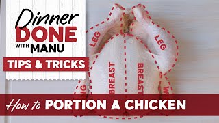 Tips amp Tricks How To Portion A Chicken [upl. by Bosch]