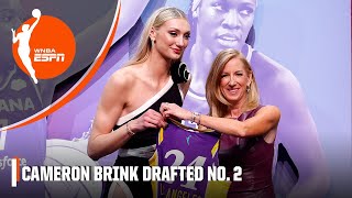 ⚡ CAMERON BRINK DRAFTED NO 2 OVERALL BY THE LOS ANGELES SPARKS ⚡  WNBA Draft [upl. by Ysiad174]