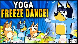 Yoga Freeze Dance  Brain Break Games For Kids  Freeze Dance Activity  GoNoodle [upl. by Assirrak]