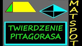 Twierdzenie Pitagorasa  zastosowania [upl. by Thielen]