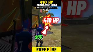 410 HP Character Skill Combination In Freefire 😱  shorts freefireindia [upl. by Ynohta942]