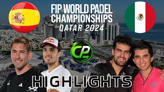 GALAN amp RUIZ VS MONTANO amp RANGEL  GROUPS  FIP WORLD PADEL CHAMPIONSHIPS 2024  HIGHLIGHTS [upl. by Spalla]