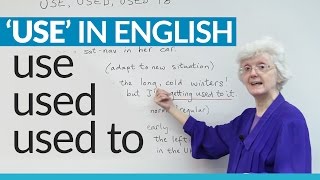 Learn English Grammar USE USED and USED TO [upl. by Rawde727]