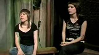 Tegan and Sara on quotMTV Subterraneanquot [upl. by Erait609]