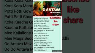 oo antava mava oo oo antava mava lyric pushpa song  allu arjun  trending song [upl. by Yovonnda]