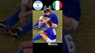 Epic Clash 1990 Argentina 🇦🇷 vs Italy🇮🇹  34Year Look Back fifa football shorts [upl. by Hollington]