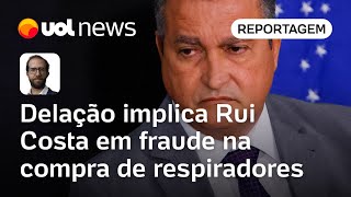 Rui Costa é citado em delação de processo que apura fraude na compra de respiradores entenda o caso [upl. by Tengler]