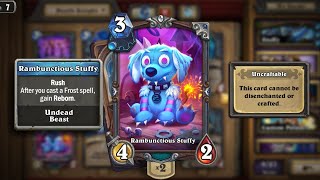 Summon 12 Rambunctious Stuffies in one game  Hearthstone [upl. by Vowel591]