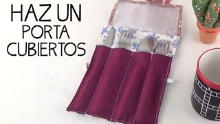 Tutorial Portacubiertos fácil y bonito [upl. by Bonaparte]