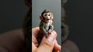 A Monkey’s Delightful Moment 🐒🍵 shorts youtubeshorts funny animals [upl. by Nozicka]