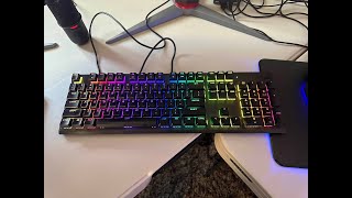 Corsair K60 RGB Pro Gaming Keyboard Sound Test [upl. by Zacharias]