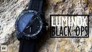 Luminox 3051 Black Ops Tritium Tube Watch [upl. by Araid]