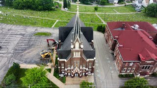 ST WENDELIN RCCHURCHAD1896 demolished 2024 [upl. by Annawot]