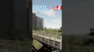 PUENTE MIRAFLORES BARRANCO🌁🚴‍♂️🌊 cicloturismo limaperu [upl. by Oirromed]