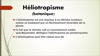 N°60Héliotropisme Collection vocabulaire Botanique [upl. by Glori]