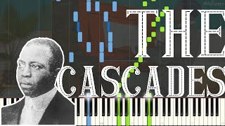 Scott Joplin  The Cascades 1904 Ragtime Piano Synthesia [upl. by Thordia]