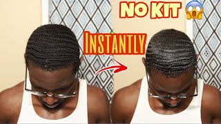 How To Change Your quot HAIR TEXTURE quot Instantly  COARSE TO MEDIUM 360 WAVES   NATURALLY  😱 [upl. by Niarfe]