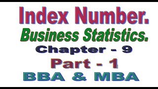 Index Number Bangla Tutorial Part 1 Business Statistics [upl. by Addy]