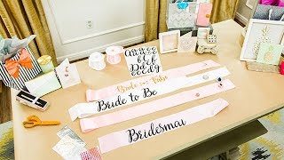 DIY Bachelorette Sash  Hallmark Channel [upl. by Pack]