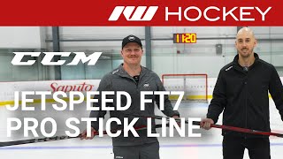 CCM JetSpeed FT7 Pro Stick Line  OnIce Insight [upl. by Hough891]