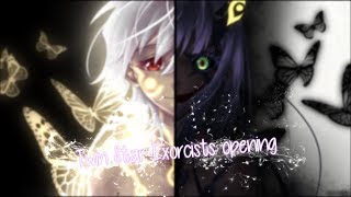 Twin Star Exorcists opening 3 Full 『lol  sync』 [upl. by Nonnarb94]