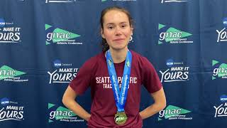 Annika Esvelt – Seattle Pacific – 2024 GNAC Indoor Championships 2202024 [upl. by Aizahs]