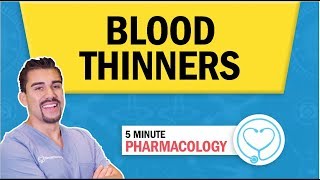 Pharmacology  Anticoagulants amp Antiplatelets blood thinners for nursing RN PN MADE EASY [upl. by Nabe]