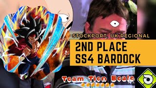 2ND Place Regional Deck Profile SS4 Bardock Dragon Ball Super Card Game [upl. by Mischa]