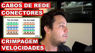 CABOS DE REDE CONECTORES E CRIMPAGEM [upl. by Efrem]