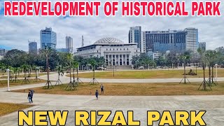 RIZAL PARK REDEVELOPMENT TODAY 02172024 MANILA UPDATE [upl. by Acissaj]