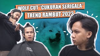 CUKUR MODEL RAMBUT WOLF CUT PALING BANYAK DIREQUEST 2023 ‼️ [upl. by Acissehc]