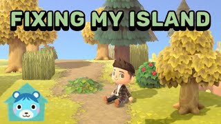 Animal Crossing New Horizons Fix My Island 2  Bluebears Hideaway [upl. by Yttam]