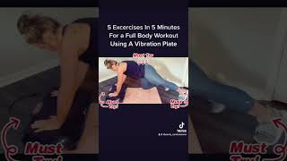 5 quick Vibration Plate exercise’s in 5 minutes [upl. by Midis]