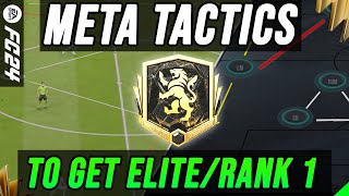 Full META Tactics That Will Get You To Elite Division  Rank 1  EA FC 24 [upl. by Ydnagrub755]