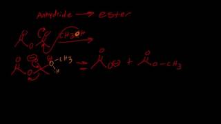 Anhydrides to Esters [upl. by Liesa]