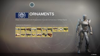 How To Unlock Weapon And Armor Ornaments  Destiny 2 New Light Guide [upl. by Anton]