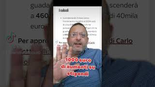 Aumenti sugli stipendi fino a 1000€ aumenti stipendiaumentostipendi [upl. by Dronel]